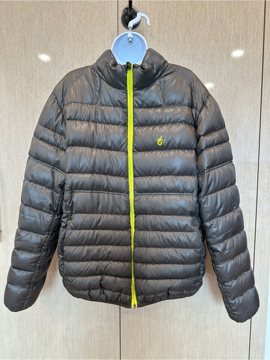 Spyder Other - AUTHENTIC SPYDER Men’s XL Olive Green Puffer Jacket Neon Green Zip Size XL